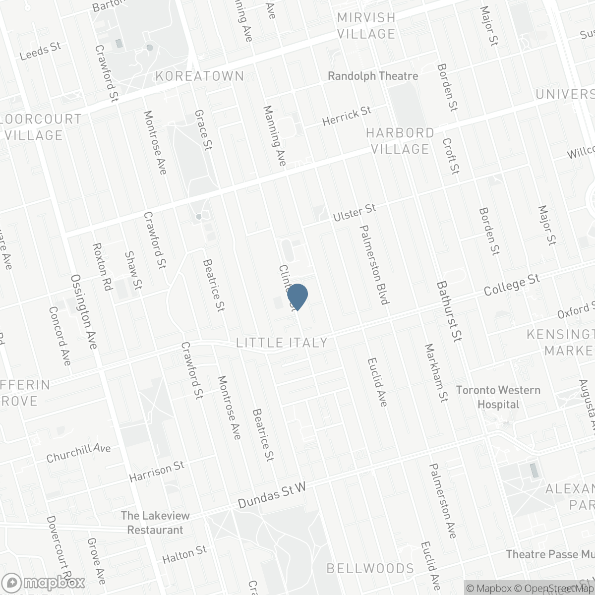 89A CLINTON STREET, Toronto, Ontario M6G 2Y4